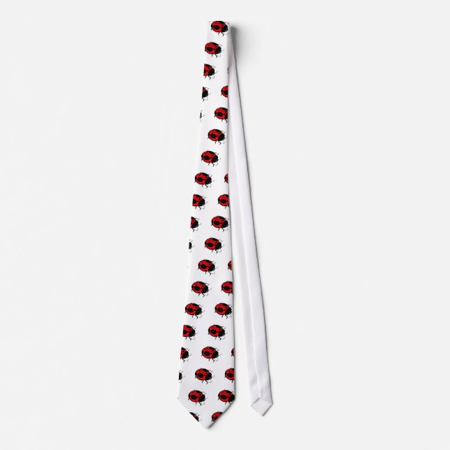 Ladybug lächelnd - krawatte (Vorderseite)