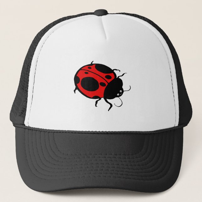Ladybug lächelnd - truckerkappe (Vorderseite)