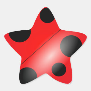 Ladybug - Ladybird Stern-Aufkleber