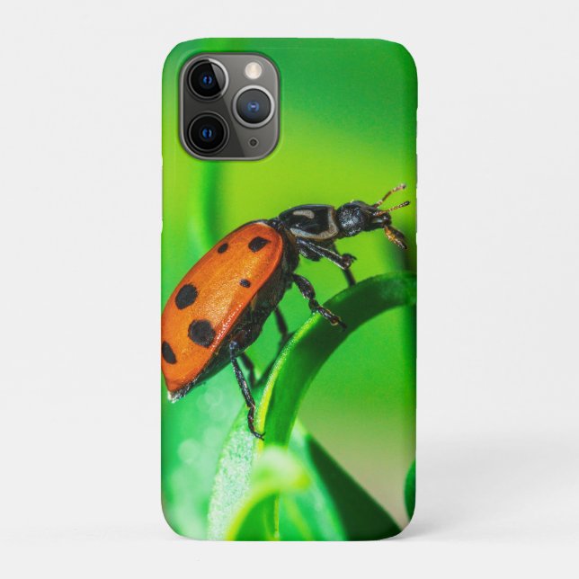 Ladybug Leaf Case-Mate iPhone Hülle (Rückseite)
