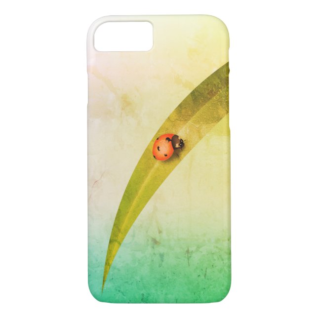 Ladybug Leaf iPhone/iPad Gehäuse Case-Mate iPhone Hülle (Rückseite)