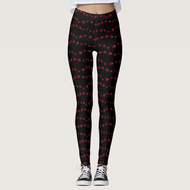 Ladybug Leggings Ladybird Insekten Leggings (Vorderseite)