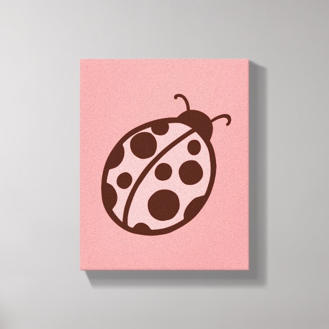 Ladybug Leinwand Print (Vorderseite)