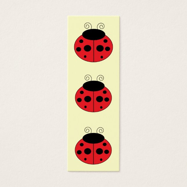 Ladybug Lesezeichen (Vorderseite)