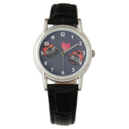 Ladybug-Liebe Armbanduhr
