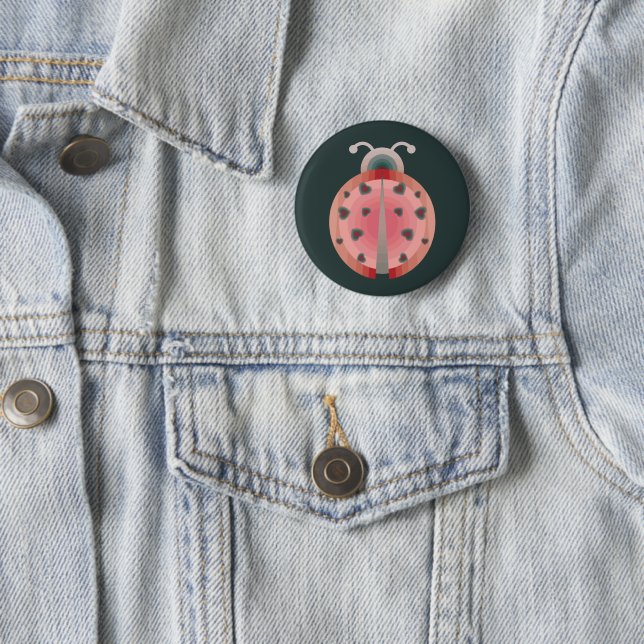ladybug-Liebe Button (Beispiel)