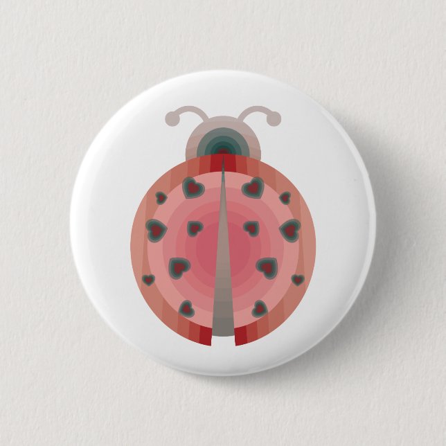 ladybug-Liebe Button (Vorderseite)