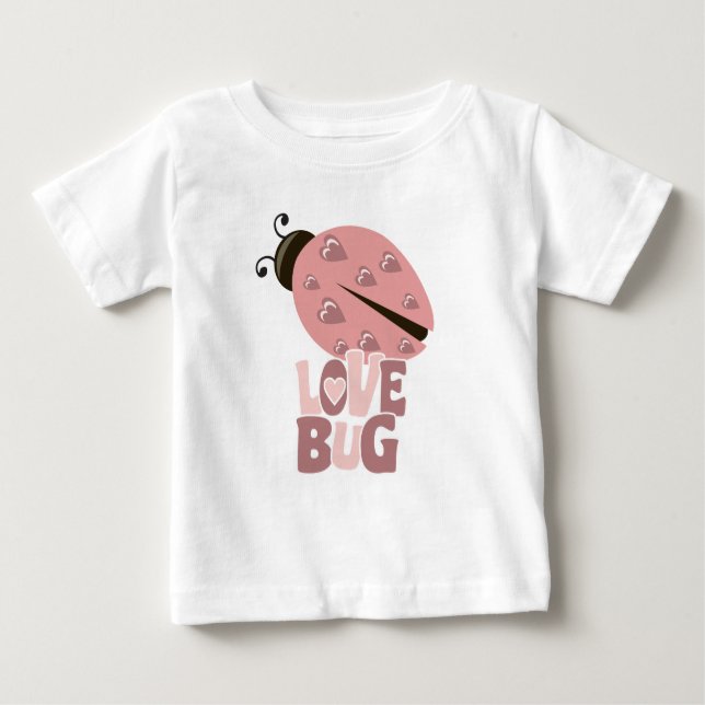 Ladybug Liebe Kinder-Shirt Baby T-shirt (Vorderseite)