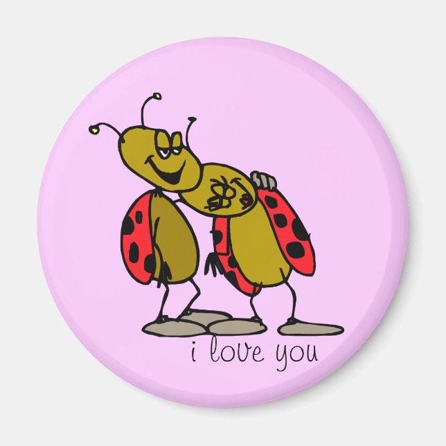 Ladybug Liebe Magnet (Vorne)