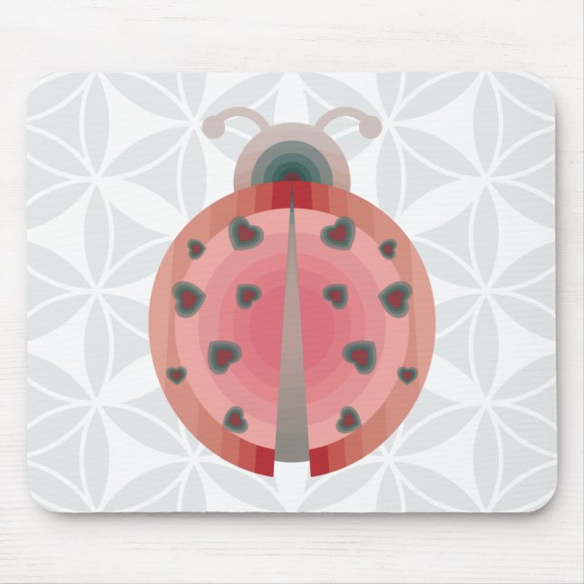 ladybug-Liebe Mousepad (Vorne)