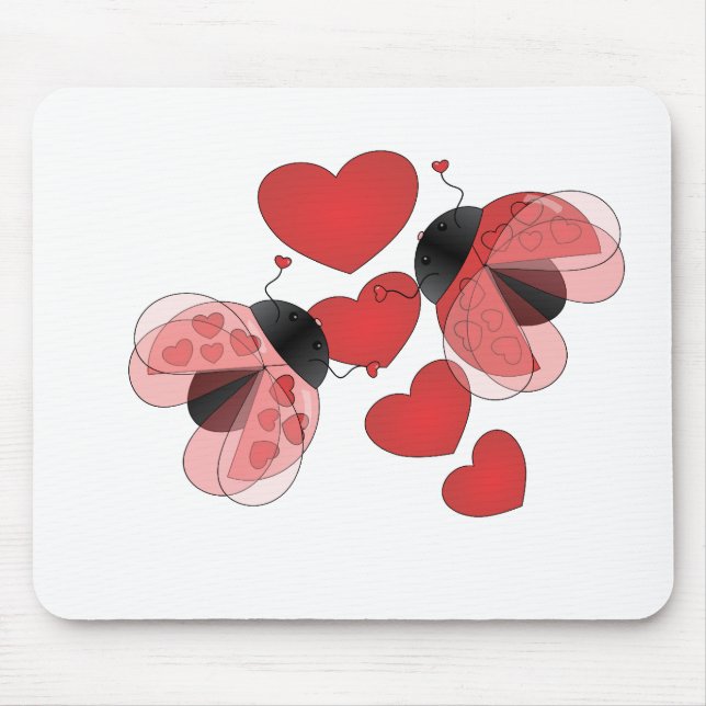 Ladybug-Liebe Mousepad (Vorne)