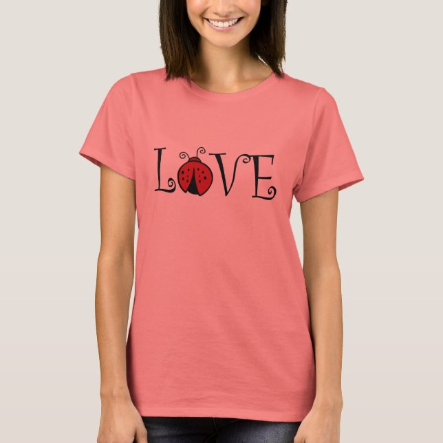 Ladybug Liebe T - Shirt (Vorderseite)