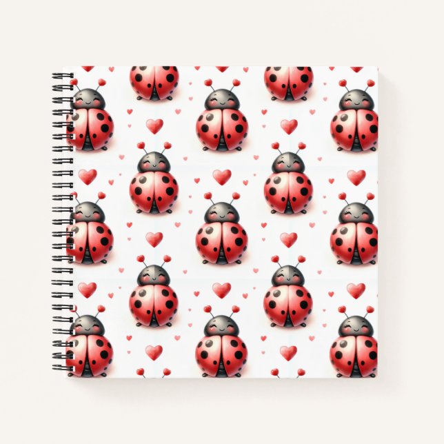 Ladybug Love Notizbuch (Vorderseite)