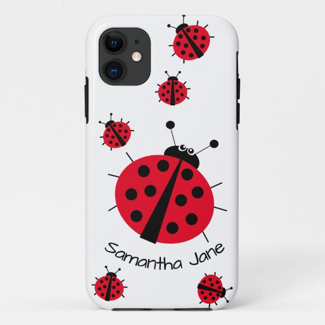 Ladybug Lover Girly Fun Niedlicher Cartoon Case-Ma Case-Mate iPhone Hülle (Rückseite)