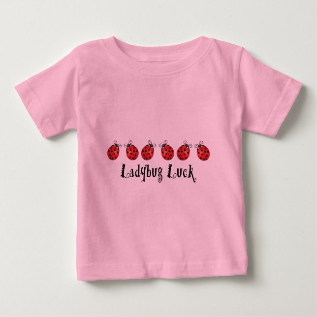 Ladybug Luck Baby T-shirt (Vorderseite)
