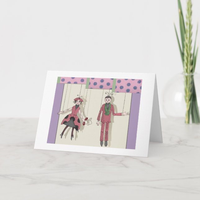 Ladybug Marionettes Karte (Vorderseite)