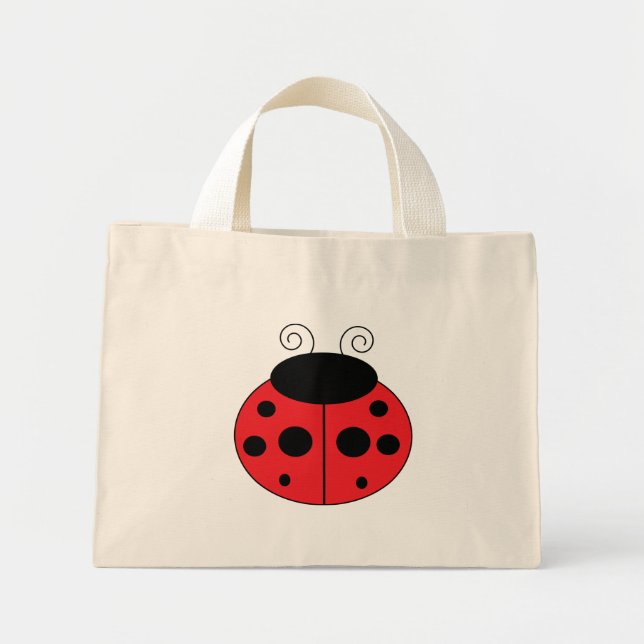 Ladybug Mini Stoffbeutel (Vorne)