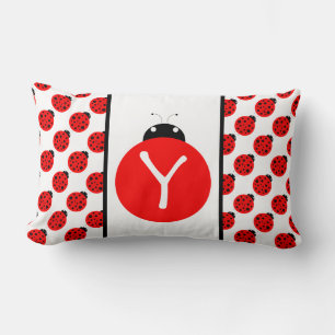 Ladybug Monogram Lendenkissen