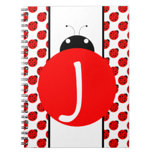 Ladybug Monogram Notizblock