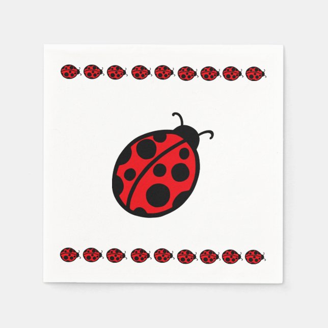 Ladybug Napkins Serviette (Vorderseite)