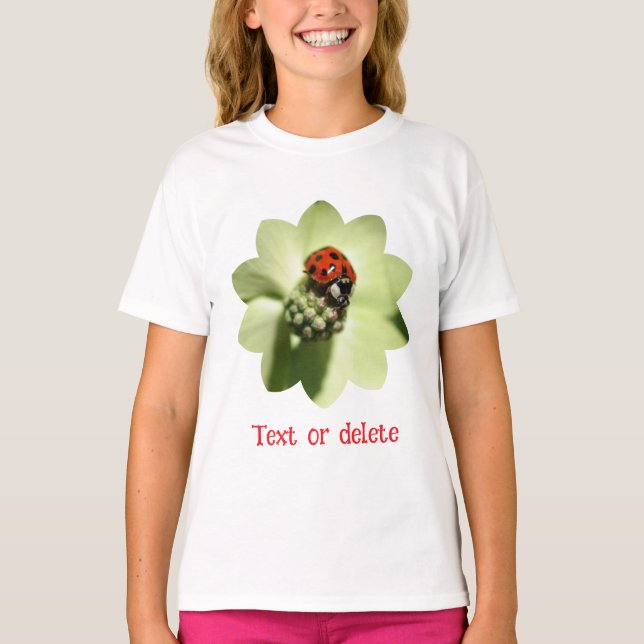 Ladybug Nature  Personalized T-Shirt (Vorderseite)
