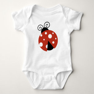 Ladybug, Niedliche Ladybug, Red Ladybug, Ladybird Baby Strampler