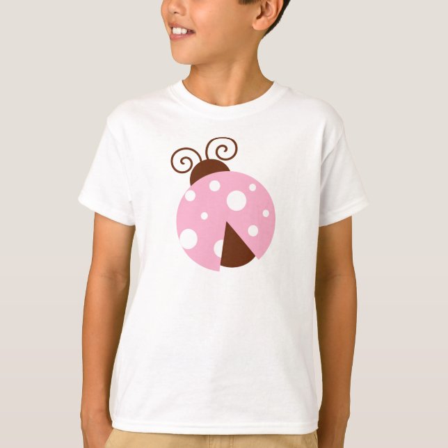 Ladybug, Niedliche Ladybug, rosa Ladybug, Ladybird T-Shirt (Vorderseite)