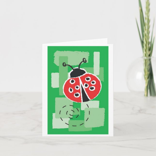 LadyBug Notecard Karte (Vorderseite)