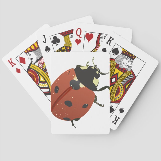 LadyBug Office-Zuhause personalize Destiny Destiny Spielkarten (Rückseite)
