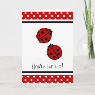 Ladybug-Party Einladung