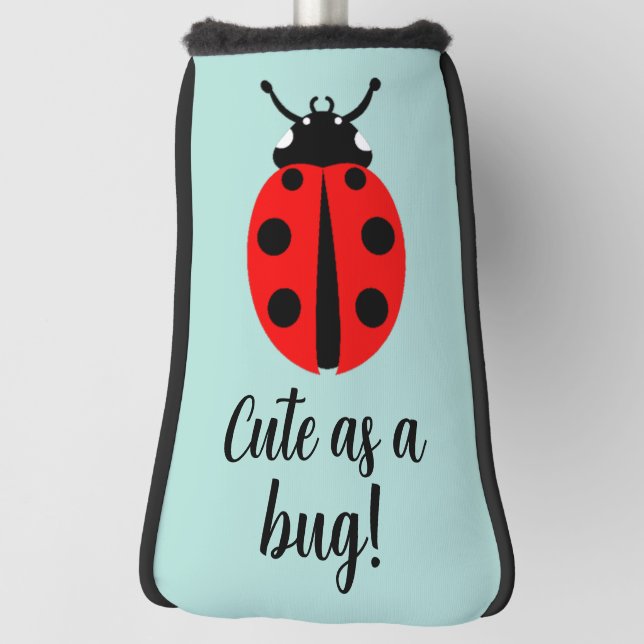 Ladybug Pattern Golf Headcover (Rotieren 90)