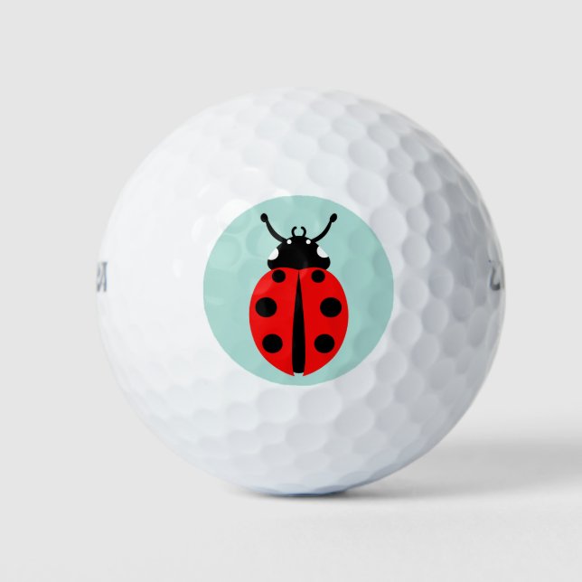 Ladybug Pattern Golfball (Vorderseite)