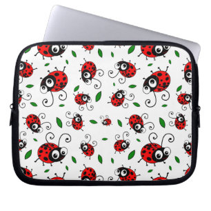 Ladybug Pattern Laptopschutzhülle