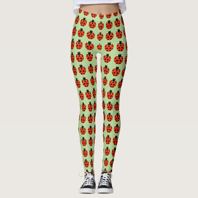 Ladybug Pattern Leggings (Vorderseite)