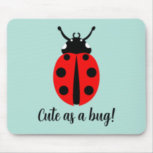 Ladybug Pattern Mousepad