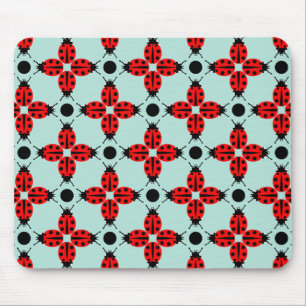 Ladybug Pattern Mousepad