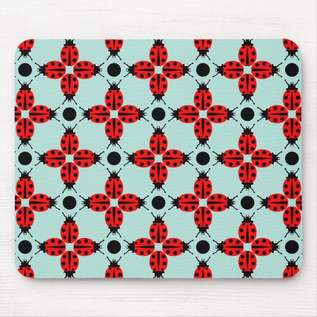 Ladybug Pattern Mousepad (Vorne)