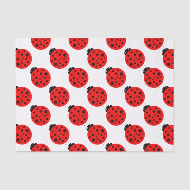 Ladybug Pattern Seidenpapier (Vorderseite)