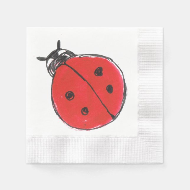 Ladybug Perfect Picnic Napkins Serviette (Vorderseite)