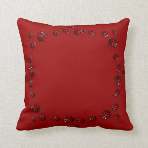 Ladybug Pillows Ladybird Art Pillows Ladybug Dekor Kissen
