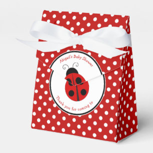 Ladybug Polka Dot Baby Dusche Custom Gevor Box Geschenkschachtel