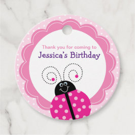 Ladybug Polka Dot Geschenkanhänger