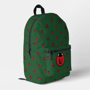 Ladybug Polka Dots Bedruckter Rucksack