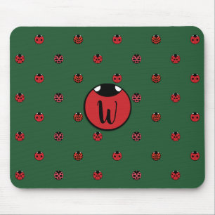 Ladybug Polka Dots Mouse Pad Mousepad