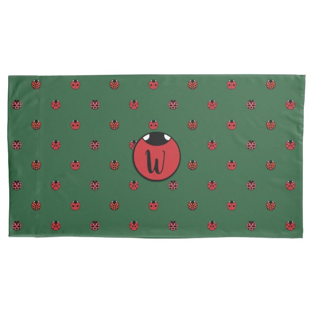 Ladybug Polka Dots Pillow Case Kissenbezug (Vorderseite)