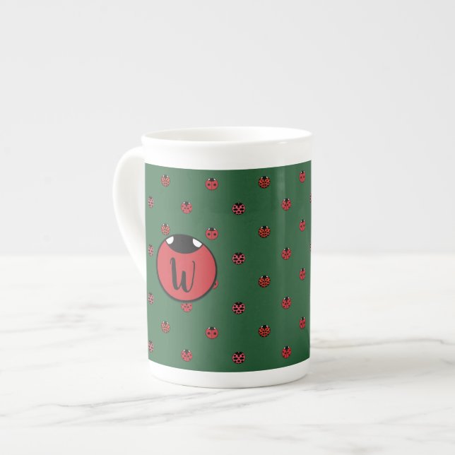 Ladybug Polka Dots Spezielle Tasse (Vorderseite Links)
