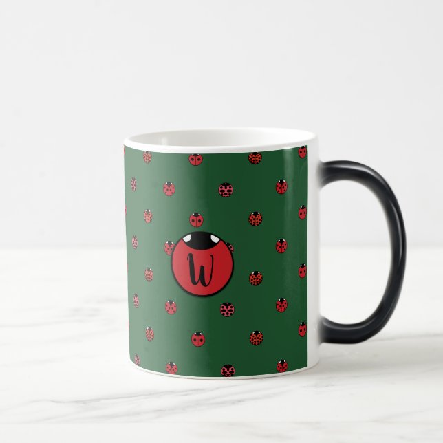 Ladybug Polka Dots Tasse (Rechts)