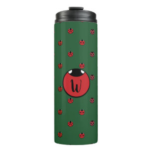 Ladybug Polka Dots Thermal Tumbler Thermosbecher