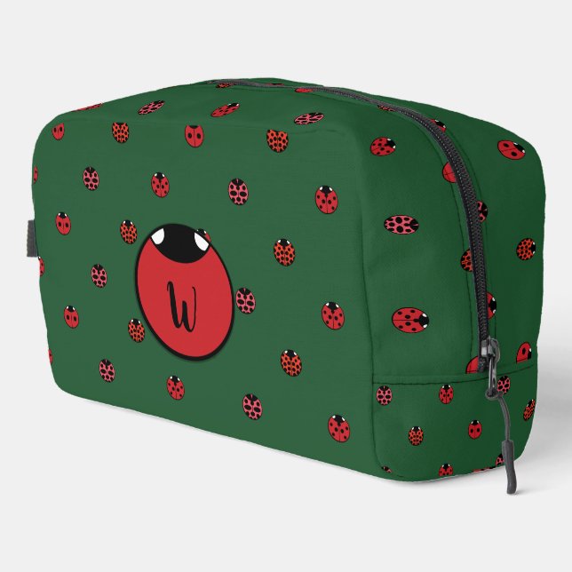 Ladybug Polka Dots Waschbeutel (Rechte Ecke)