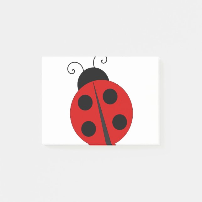 Ladybug Post-it Klebezettel (Vorderseite)